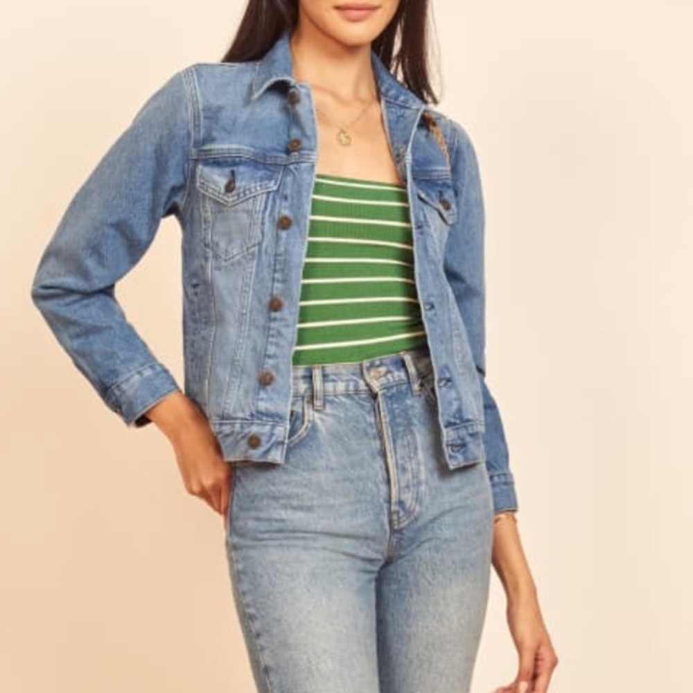 Reformation Shasta Jean jacket M